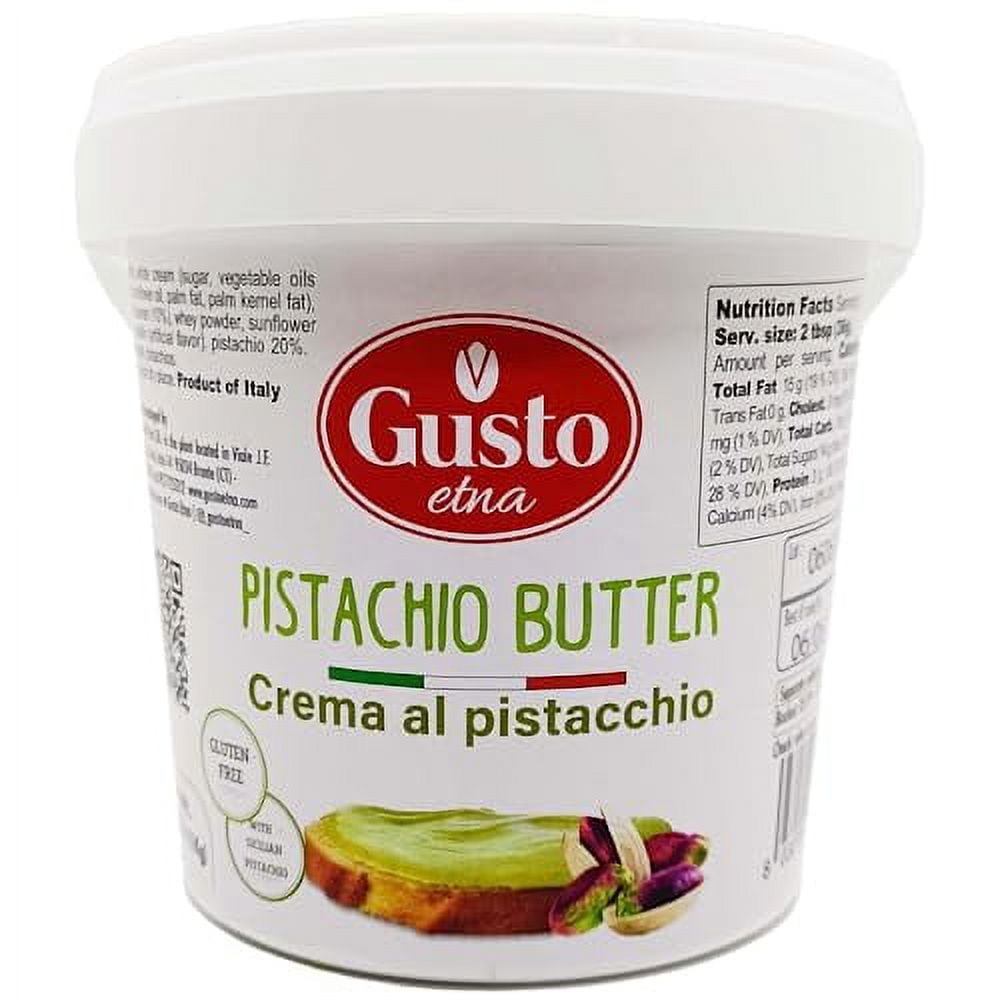 Pistachio Tub, 2.2 LB (1 Kg) Sweet Pistachio Cream Spread, Pistachio