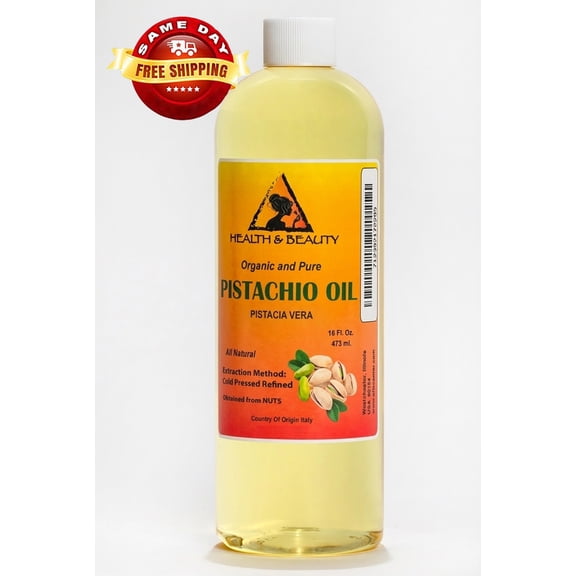 Pistachio oil refined organic carrier cold pressed premium fresh 100% pure 32 oz