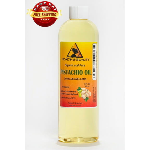 Pistachio oil refined organic carrier cold pressed premium fresh 100% pure 36 oz