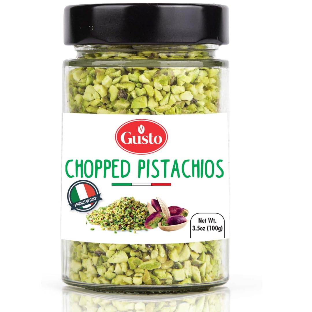 Pistachios Chopped, 3.5 oz (100 g), Sicilian Pistachio Crumbles, Bronte