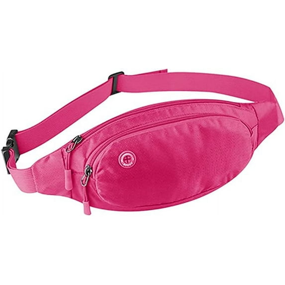Pistep Fanny Pack for Women and Girls Waterproof Waist Bag Pack Hip Bag with Adjustable Belt for Running Hiking and Travel Pink