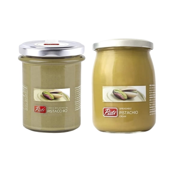 Pisti Spreadable Pistachio Cream, 2 Pack, 200 grams & 600 grams