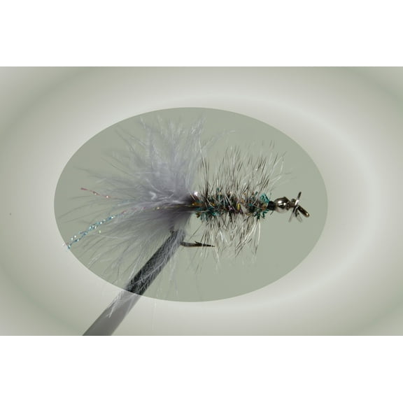 Pistol Pete's Hi-Country Spinner Flies Universal Fishing Lure, Rainbow, Size 6 , 2-pack