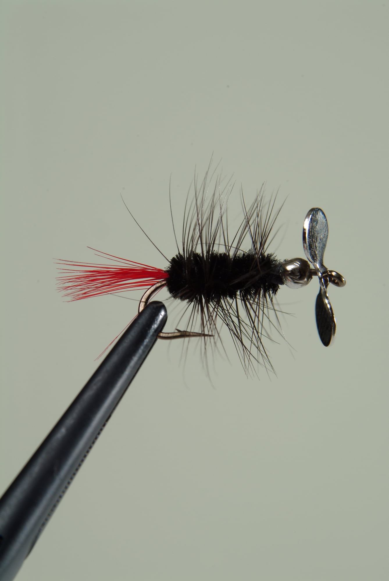 Pistol Pete's Freshwater Fly Fishing Lure for Trout & Panfish, Size 10,  Black Panther, 2-pack 