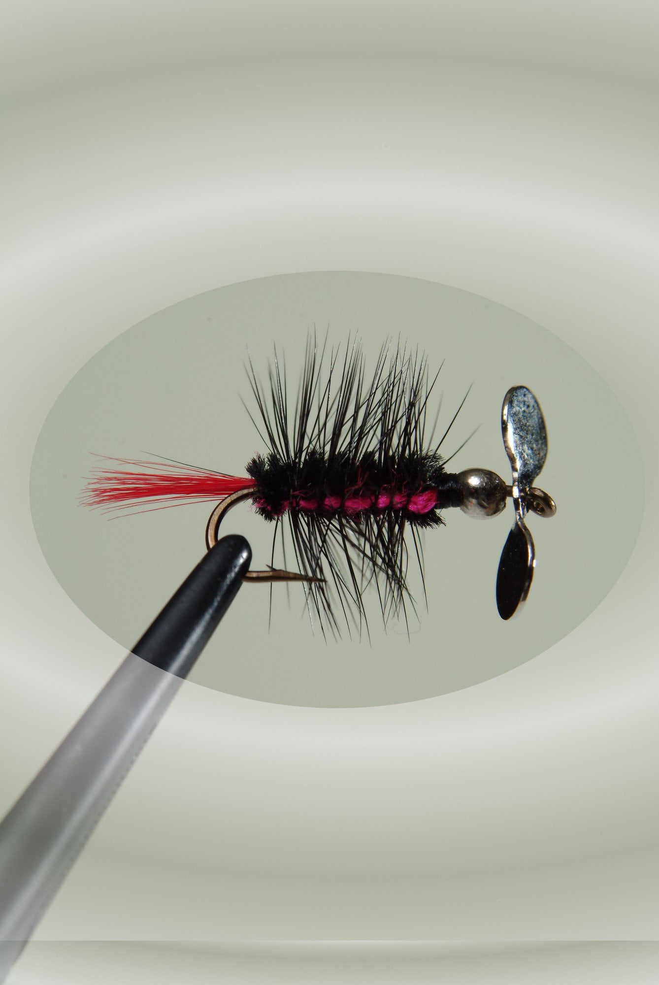 Pistol Pete's Freshwater Fly Fishing Lure for Trout & Panfish, Size 10,  Black Tiger, 2-pack 