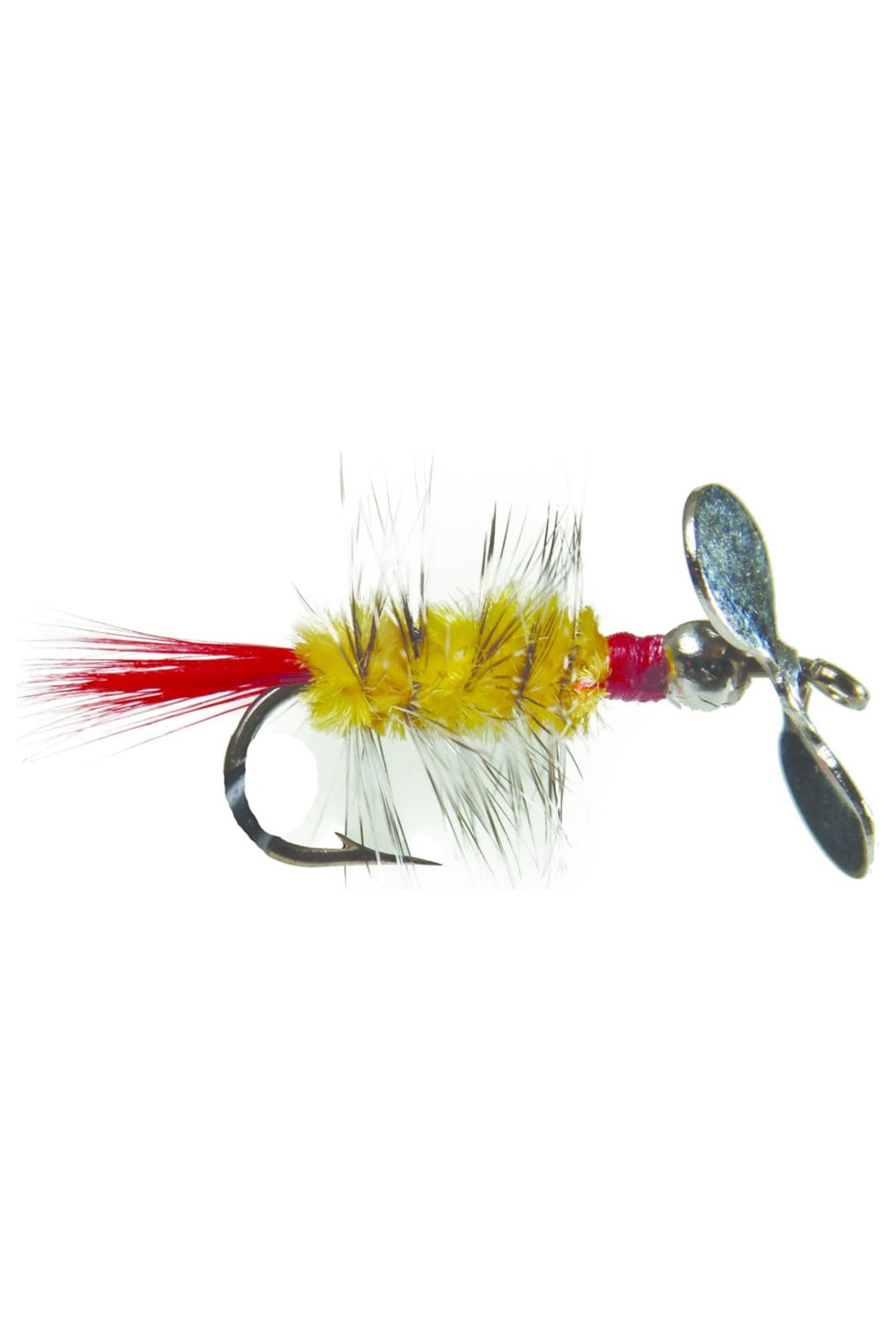 Pistol Pete's Freshwater Fly Fishing Lure for Trout & Panfish, Size 10,  Yellow, 2-pack 
