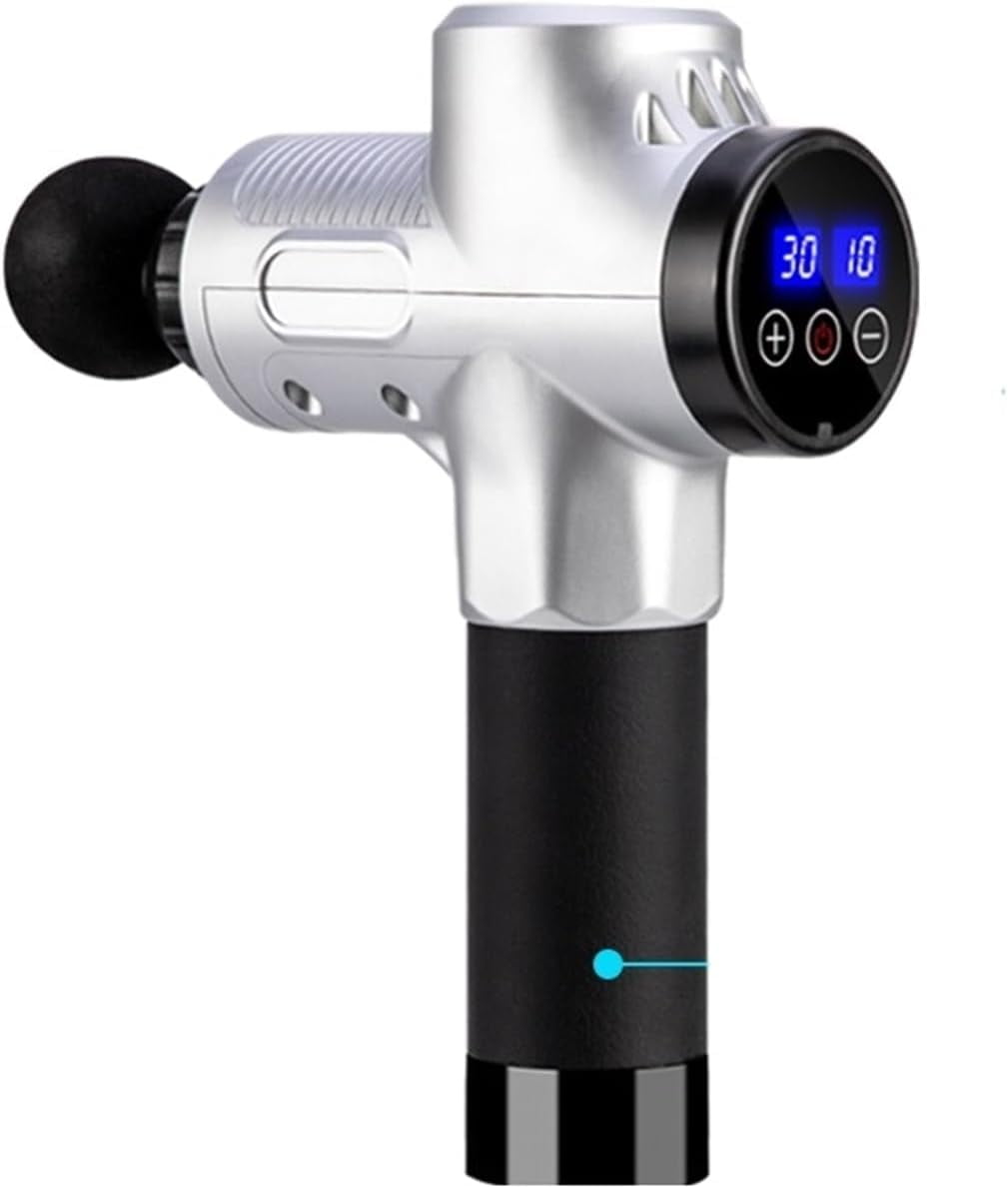 Pistolet Percussion Electric Pistola Massage Neck Back Foot Leg Shoulder Body Deep Muscle Massager, y09 7heads