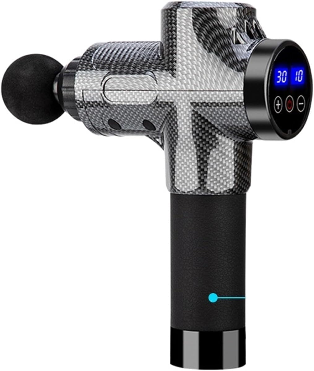 Pistolet Percussion Electric Pistola Massage Neck Back Foot Leg Shoulder Body Deep Muscle Massager, y09 7heads