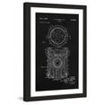 thumbnail image 1 of "Piston 1949 Black Paper" Framed Painting Art Print, 24" x 1.5", 1 of 4