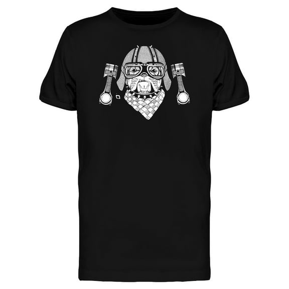 Piston Bulldog T-Shirt Men -Image by Shutterstock, Male 3X-Large