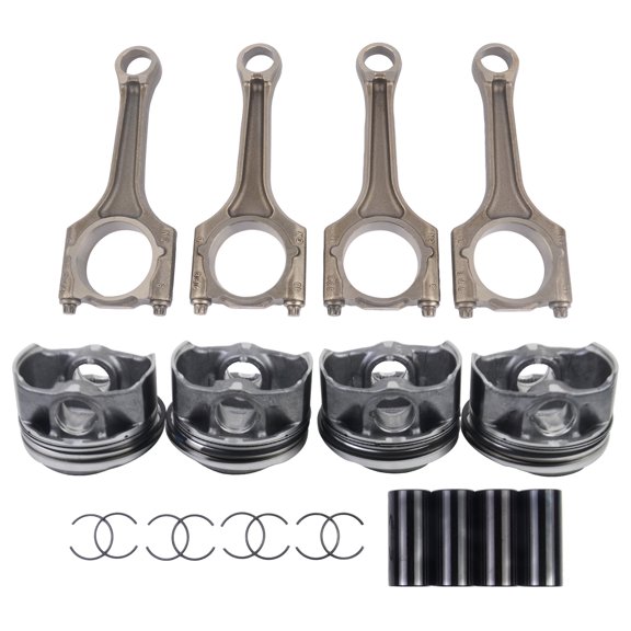 Piston & Con Rod Set 23mm Fits 1.8 TFSI Audi A4 Passat Jetta CDHA CDHB CPRA CPKA 06H107065BS 06H107065DL