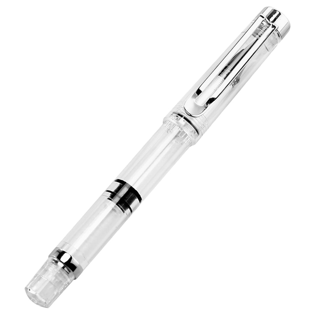 Piston Fill Fountain Pen with Flexible Nib for Calligraphy and Drawing Combining Stability and