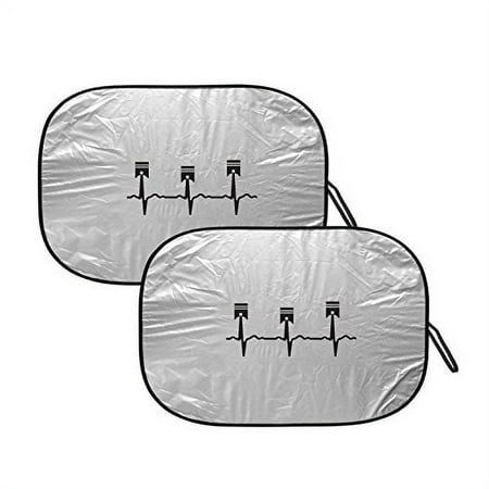 Piston Heart Beat Dual Panels Universal Fit Folding Windshield
