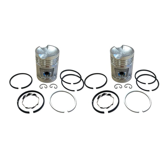 Piston Kit (.125" overbore) Fits John Deere Tractor AP132125 SP132125 RKA1239125