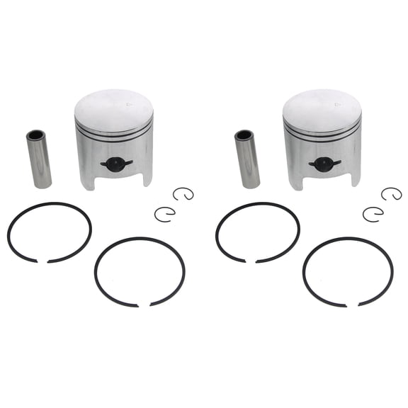 Piston Kit Arctic Cat Bearcat 440 I/II 1999 2000 Snowmobile by Race-Driven x2