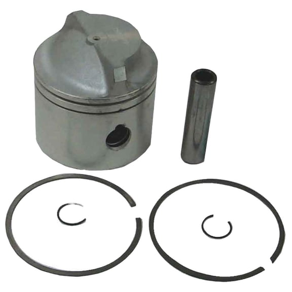 Piston Kit Compatible With Johnson/Evinrude 6 Cyl 3.625 Big Bore Cross Flow 175 HP 1986-1991 6 Cyl 3.625 Bore Cross Flow 235 HP 1980-1985 By Parts 23960G