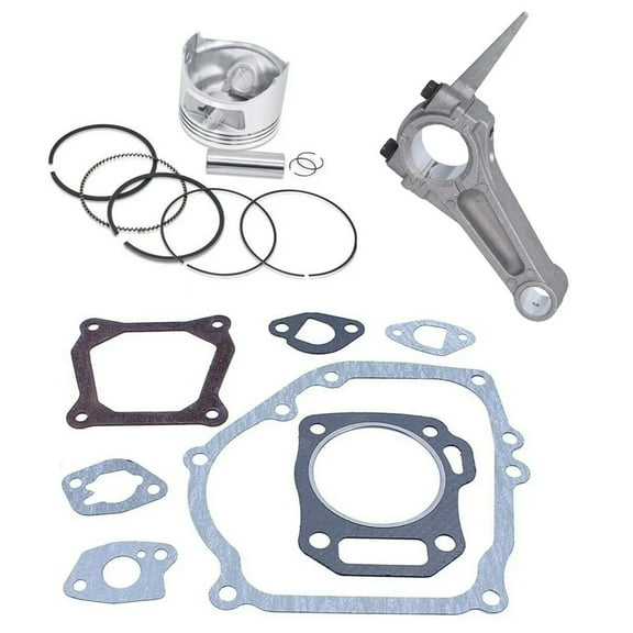 Piston Kit With Connecting Rod Pin Ring & Full Gasket Set For Gx200 Parts
