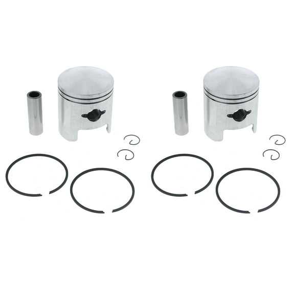 Piston Kit fits Arctic Cat Jag 340 1987 - 1990 Snowmobile by Race-Driven x2