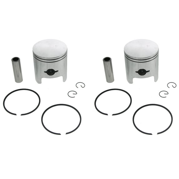 Piston Kit fits Arctic Cat Panther 440 AWS 1992 Snowmobile by Race-Driven x2