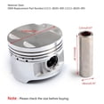 thumbnail image 1 of Piston Pin Ring Kit 72.00mm Bore Size for Suzuki GN250 E 1985-2001 DR250 TU250 GZ250 1982-2011, 1 of 5