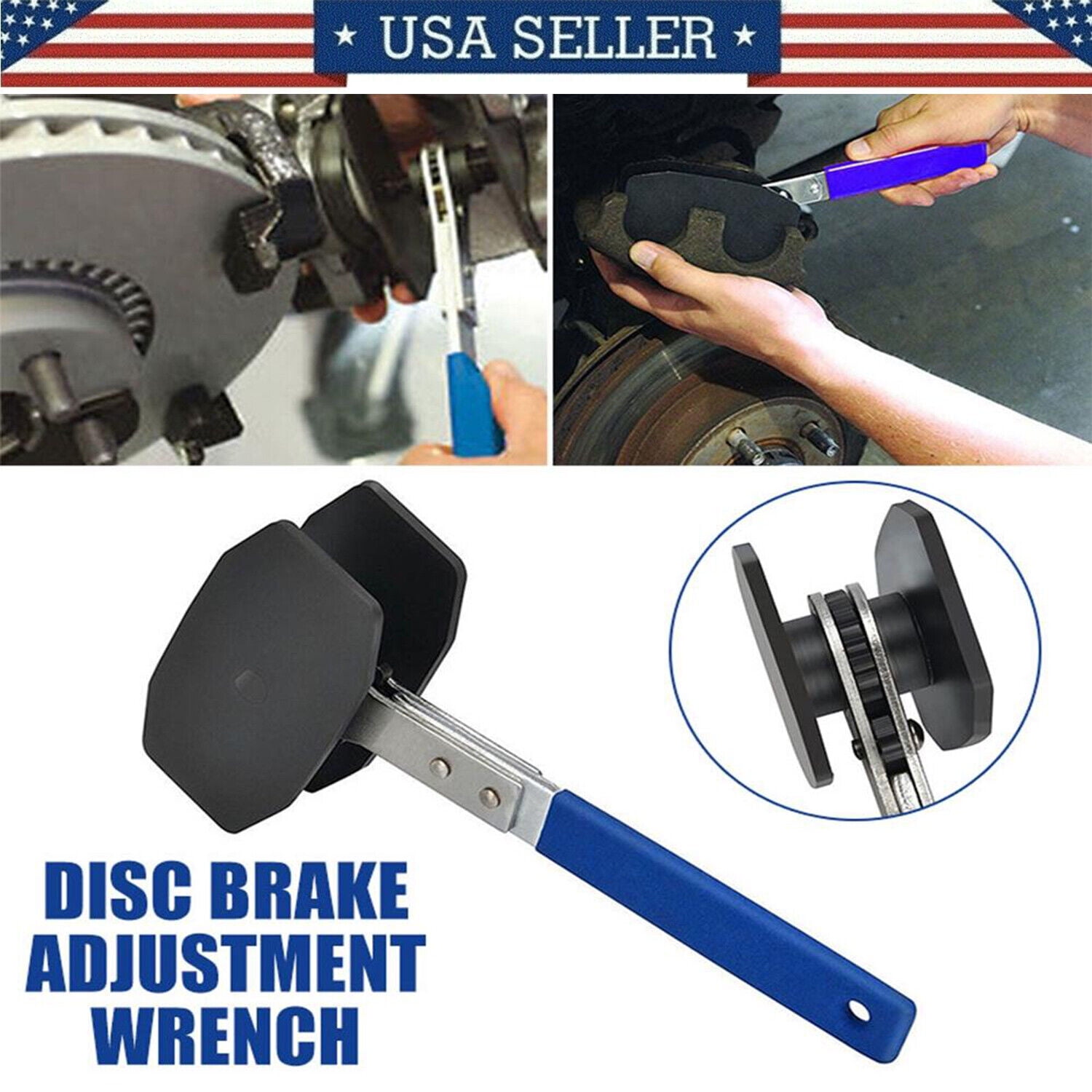 Piston Retracting Brake Caliper Press Ratchet Pad Spreader Car Garage