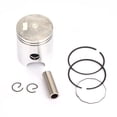 thumbnail image 1 of 100cc Piston Ring & Pin Clip Kit Std Bore 52mm For Yamaha AG100, DX100, YB100, LT2, LT3, 1 of 8