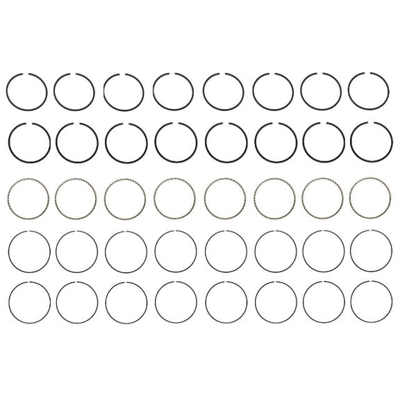 Piston Ring Set - Cast (Size 060) | Compatible with 70-91 AMC/Jeep 5.9L 360 OHV 16V Engines