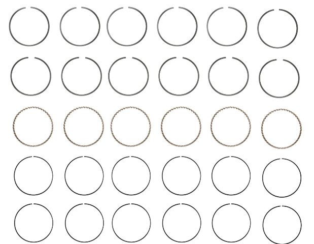 Piston Ring Set - Cast (Size Standard) | Compatible with GM/Chevrolet/Jeep 2.8L/173 OHV V6 12V Engines