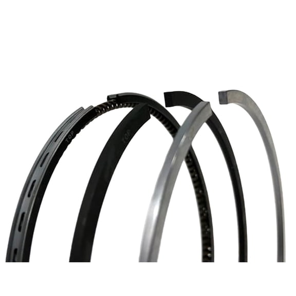 Piston Ring Set Compatible with Yanmar 4TNE84 equipped generators (overbored 0.25mm)/3TNE84 equipped mini excavators (overbored 0.25mm) 2000-2026 +0.25mm 84.2mm Bore 4-Ring 129002-22960