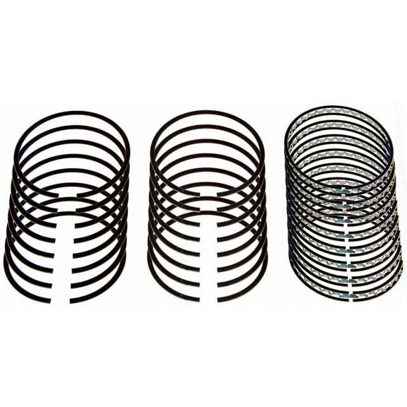 Piston Ring Set - Compatible with 1957 - 1958 Chrysler 300 6.4L V8 - Sealed Power