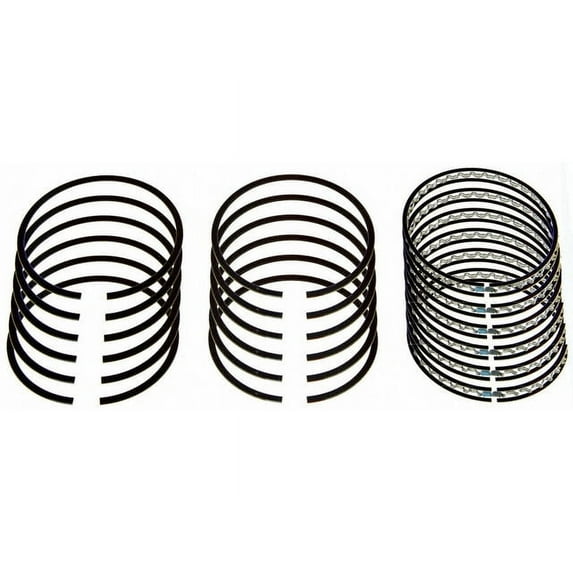 Piston Ring Set - Compatible with 2005 - 2010 Chrysler 300 3.5L V6 - Sealed Power
