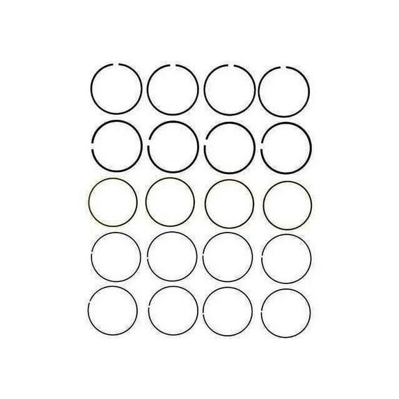 Piston Ring Set - Compatible with 2008 - 2015 Chevy Malibu 2009 2010 2011 2012 2013 2014