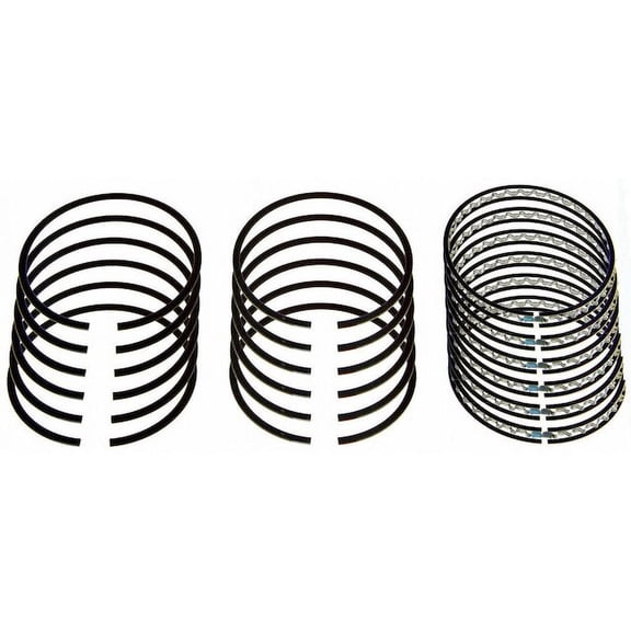 Piston Ring Set - Compatible with 2008 - 2019 Ford Taurus 3.5L V6 - Sealed Power