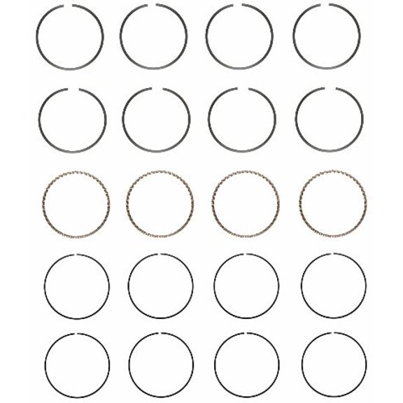 Piston Rings Set | Compatible with Chrysler 2.4L 148 DOHC | .50mm (.020 Oversized)