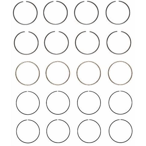 Piston Rings Set | Compatible with GM 2.4L 146 DOHC 16V ECOTEC | Standard Size