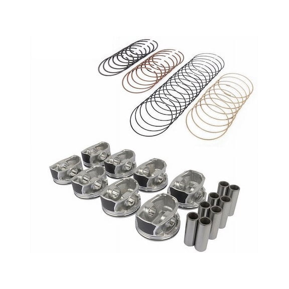 Piston Set - Compatible with 2011 - 2018 Ram 2500 2012 2013 2014 2015 2016 2017