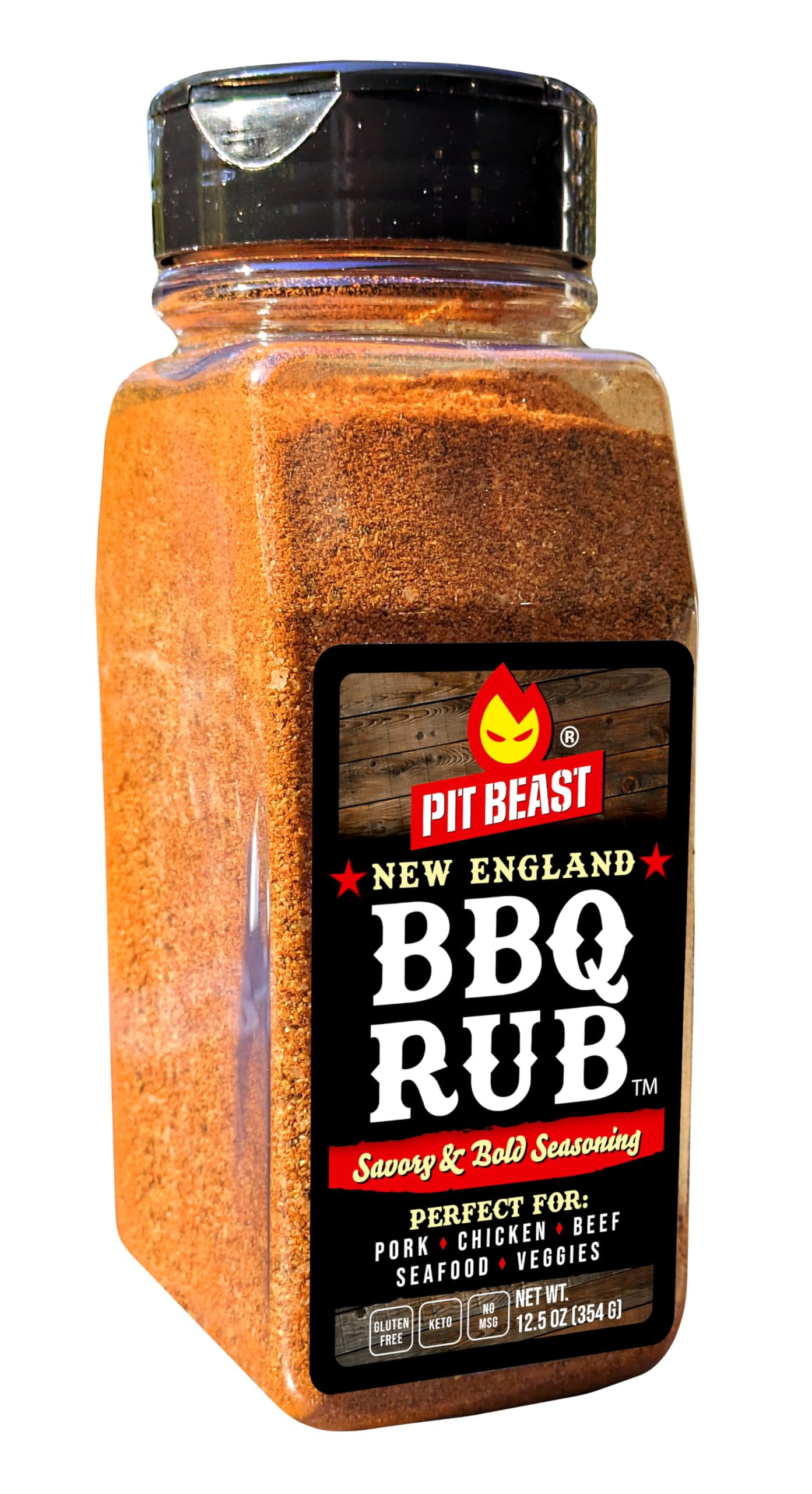 Pit Beast New England OIF8 BBQ Rub Keto, SugarFree, 0 Carbs, NO MSG