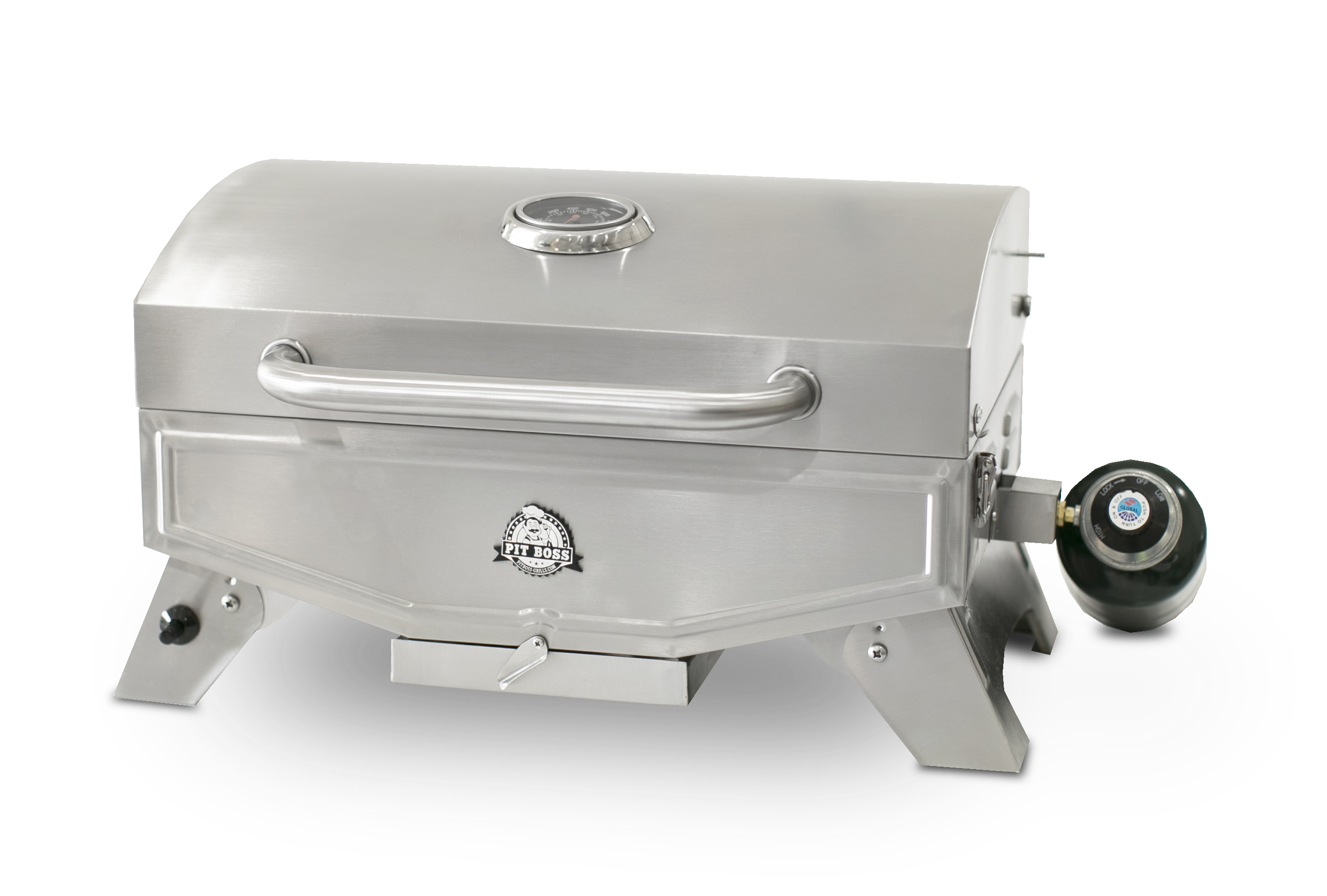 Pit Boss 1 Burner Silver Propane Portable Gas Grill - image 1 of 8