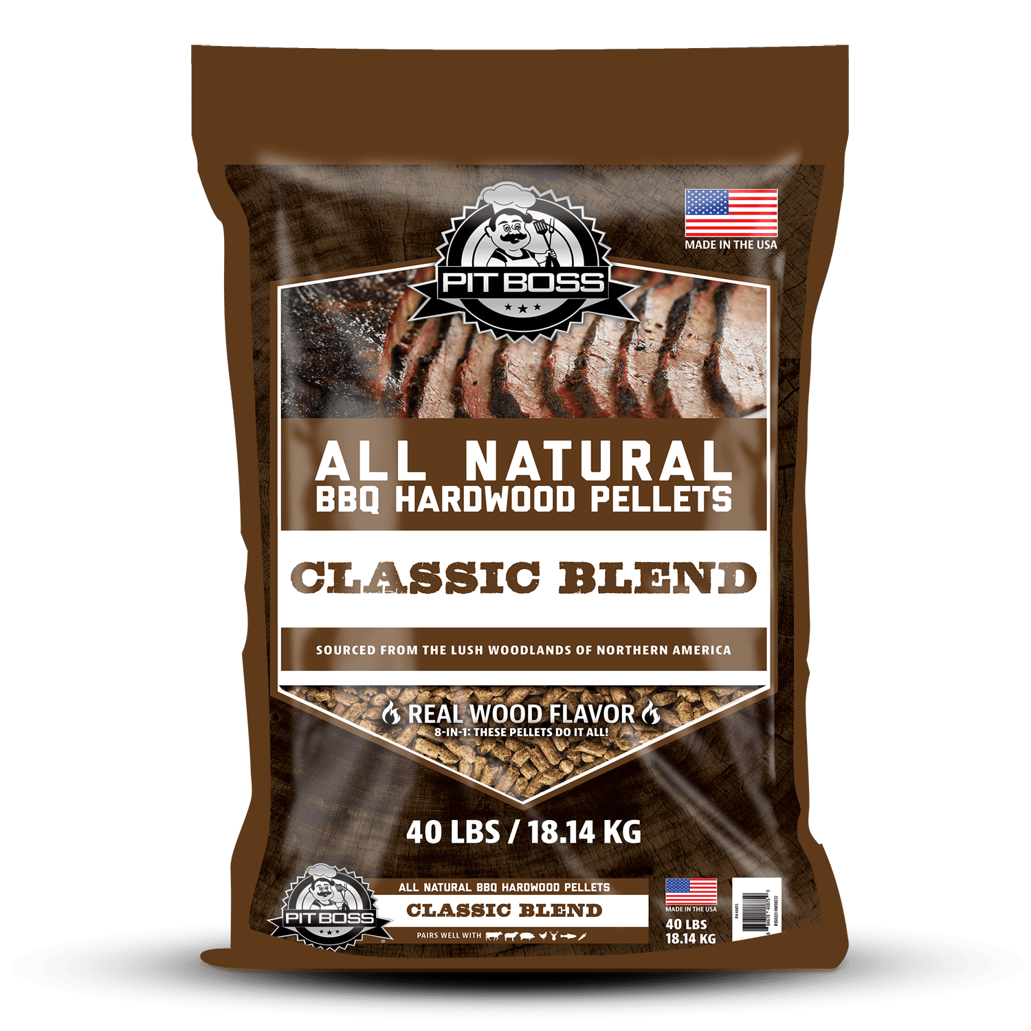 Bear Mountain BBQ Hardwood Smoker Pellets, 40 lbs