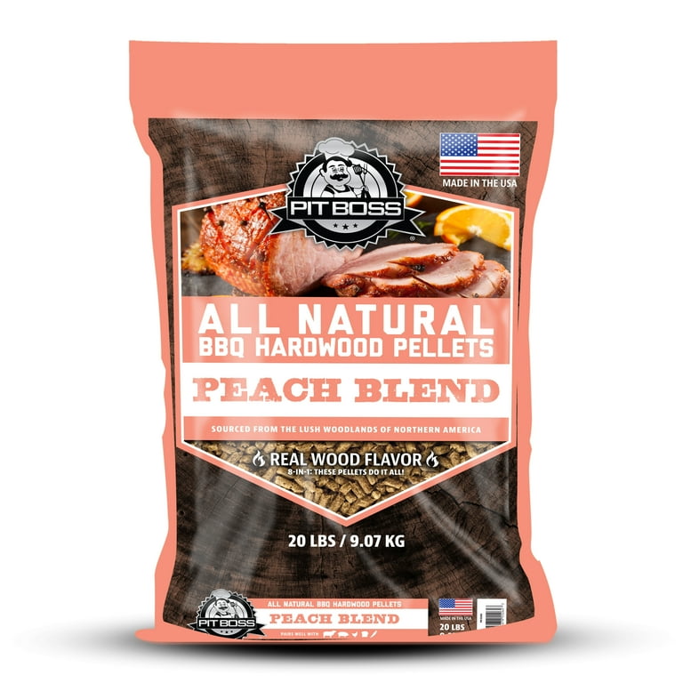 Pit Boss 100% All Natural Hardwood Peach Blend BBQ Grilling
