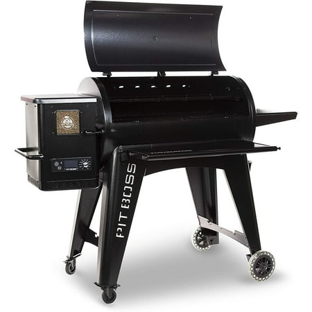 Pit Boss - Navigator Wood Pellet Grill with Grill Cover - Black