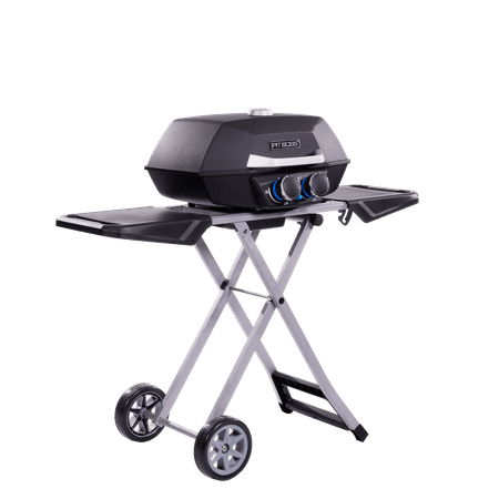 Pit Boss - 2-Burner Portable Gas Grill with Collapsible Cart - Black Sand