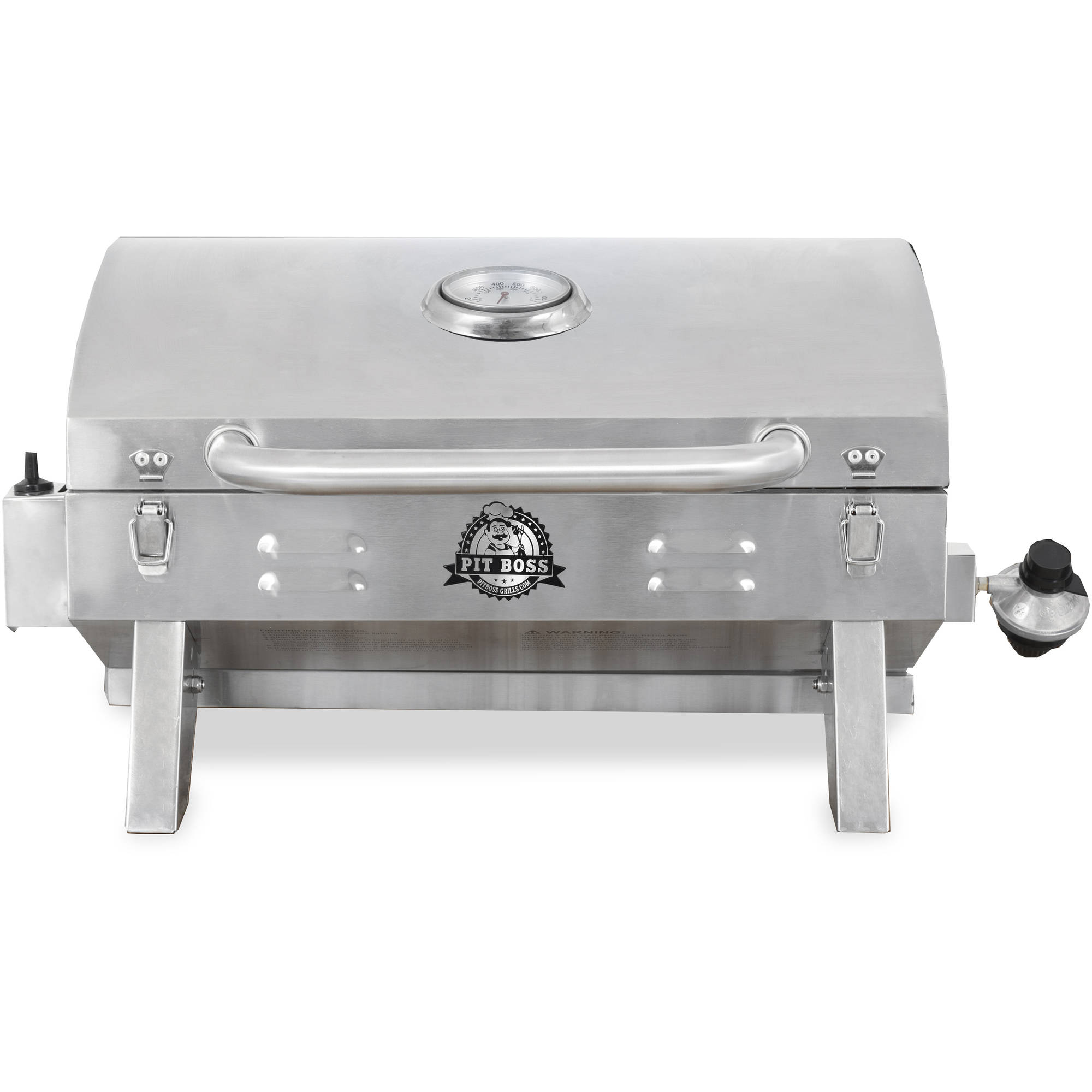 Pit Boss 305 sq in Stainless Steel Portable Grill - image 1 of 10