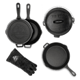 thumbnail image 1 of Pit Boss 6-Piece Pre-Seasoned Cast Iron Set, 1 of 11
