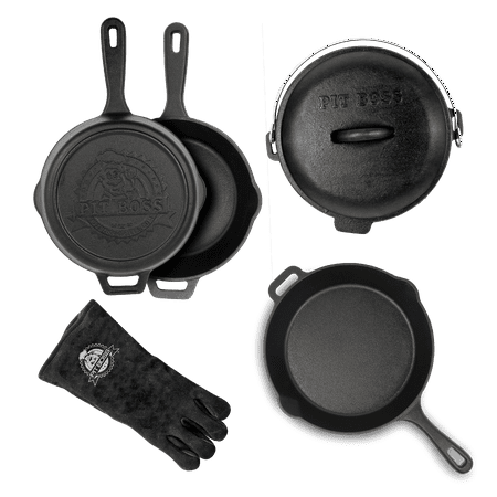 Pit Boss 6-Piece Pre-Seasoned Cast Iron Set