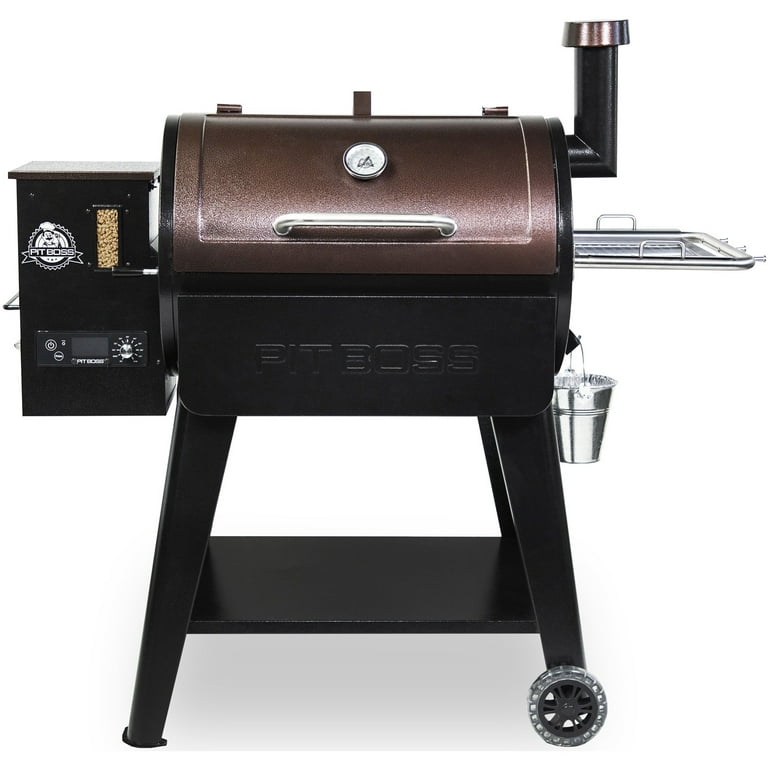 Shop Pit Boss Pro 4-Series Vertical Wood Pellet Smoker with Pit Boss Grill  Cover & Grilling Accessories at