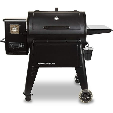 Pit Boss - Navigator Wood Pellet Grill with Grill Cover - Black