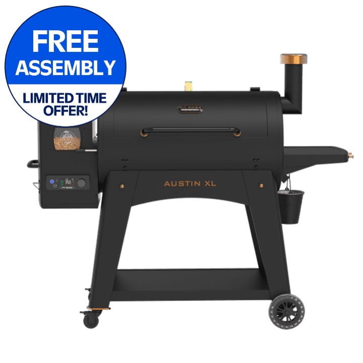 Pit Boss Pellet Smoker, Austin XL 1000 Square inch Wood Fired Pellet Grill, Onyx Series