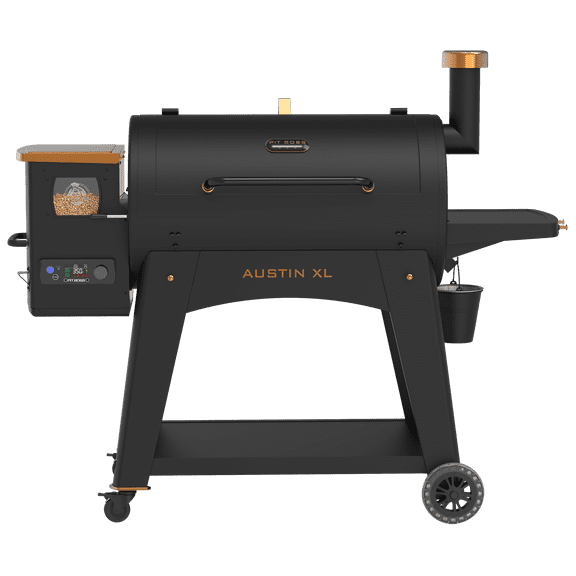 Pit Boss Austin XL Wood Fired Pellet Grill and Smoker with Flame Broiler, 1007 sq in cooking space, Onyx Series