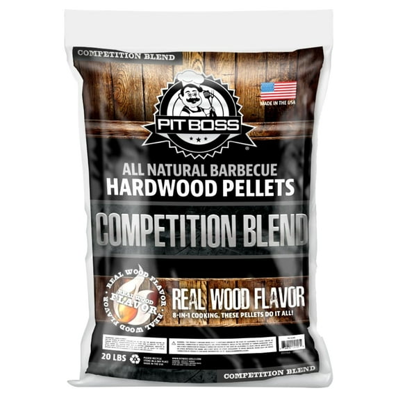 Pit Boss Competition Blend Real Wood Pellets, 20 lbs